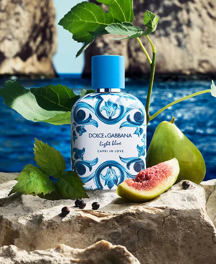 DOLCE&GABBANA MEN'S LIGHT BLUE CAPRI IN LOVE EAU DE PARFUM.